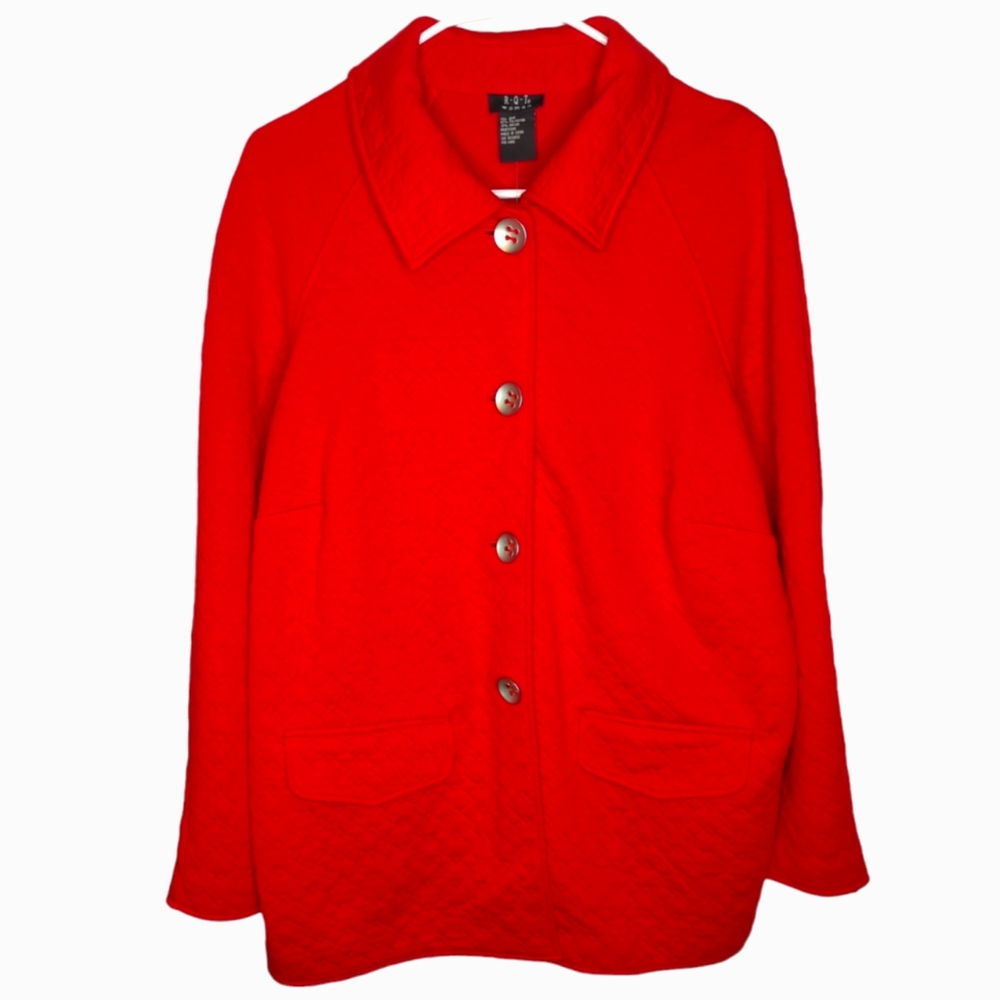 Vintage Red Lightweight Quilted Jacket RQT 2x